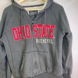 Campus Heritage Gray‎ and Red Ohio State Hoodie